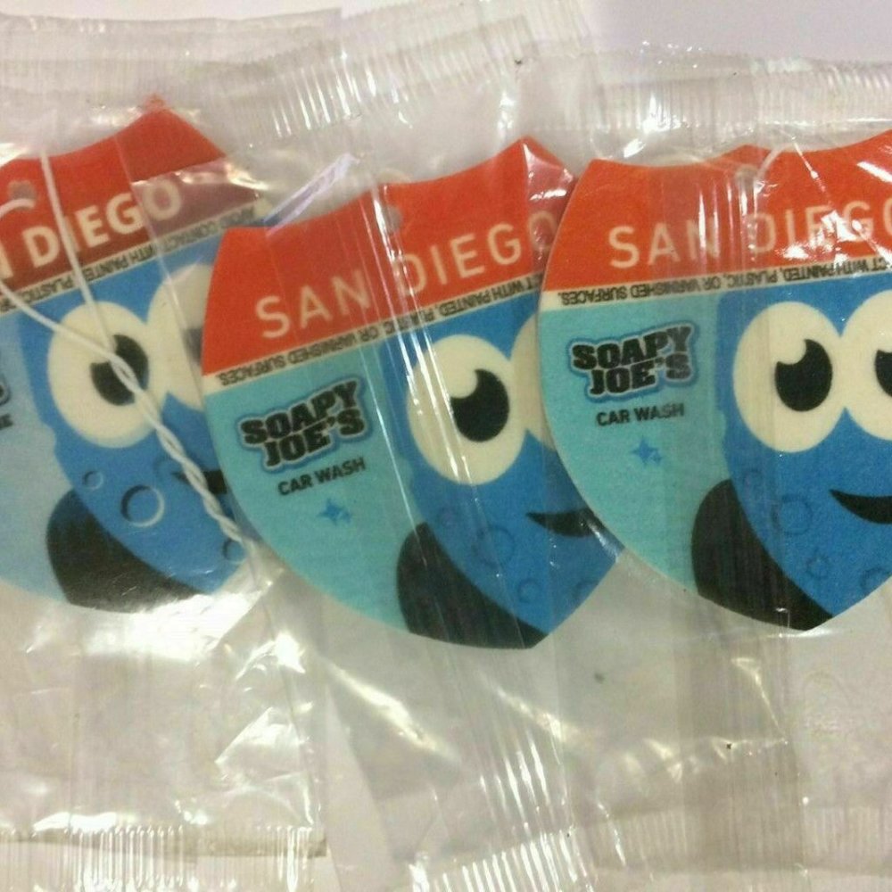COPY - Soapy Joe's Hanging Car Air Freshner Lot of 4